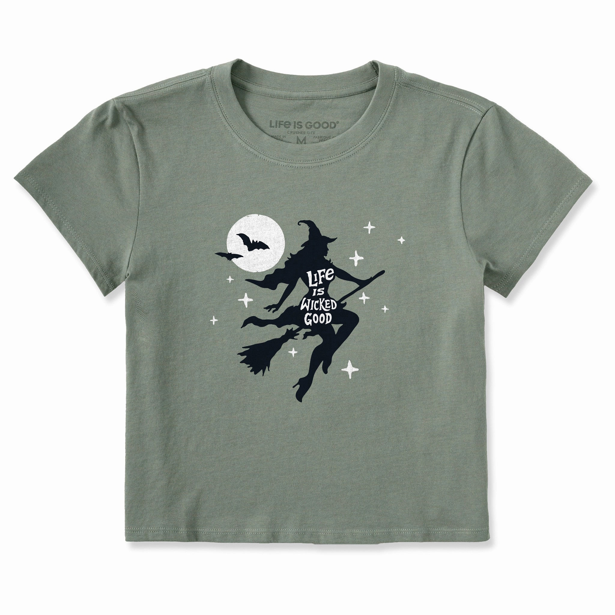 MoistureWicking Women's Life is Wicked Good Crusher-LITE Shrunken Tee