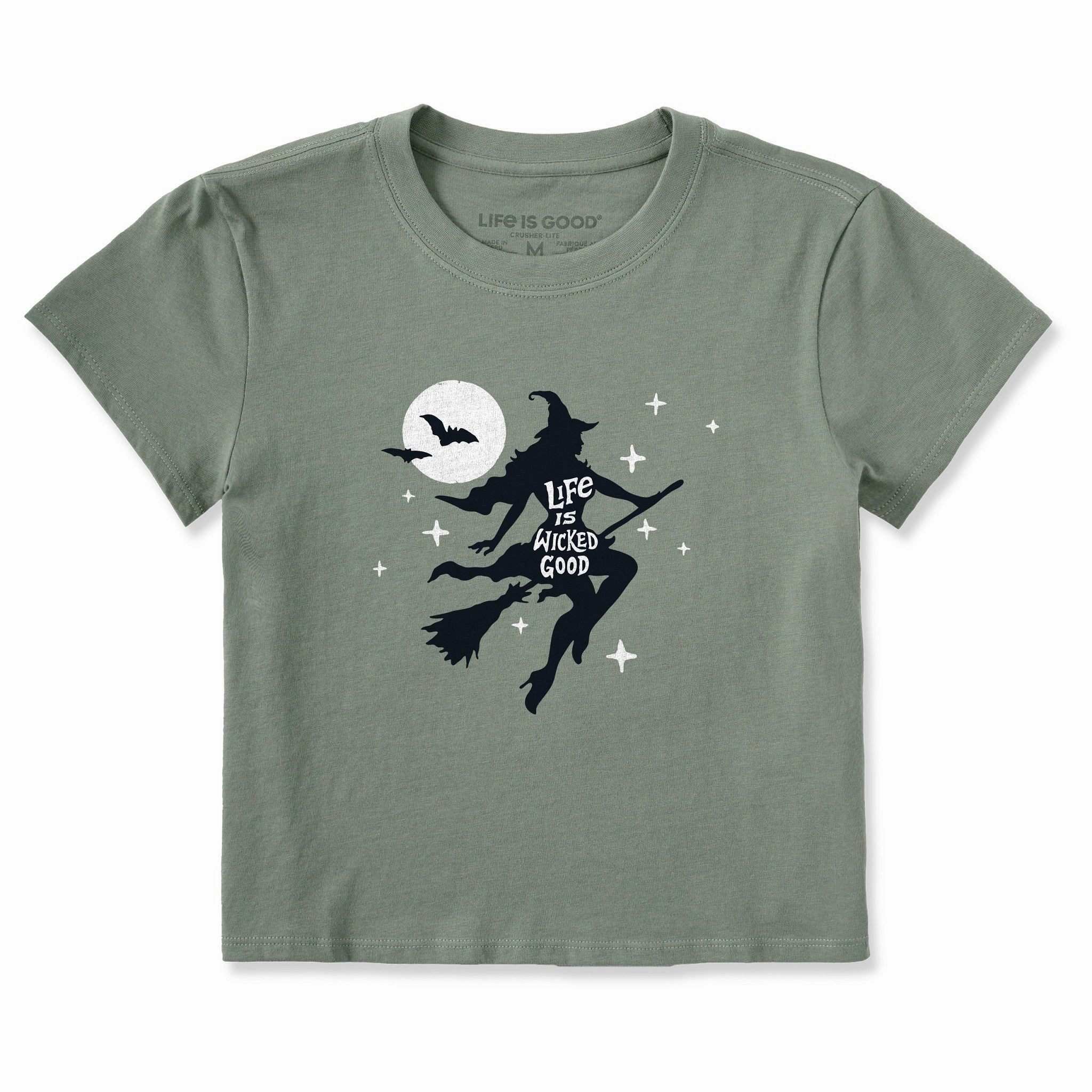 Women's Life is Wicked Good Crusher-LITE Shrunken Tee Bold and Comfortable Picnic