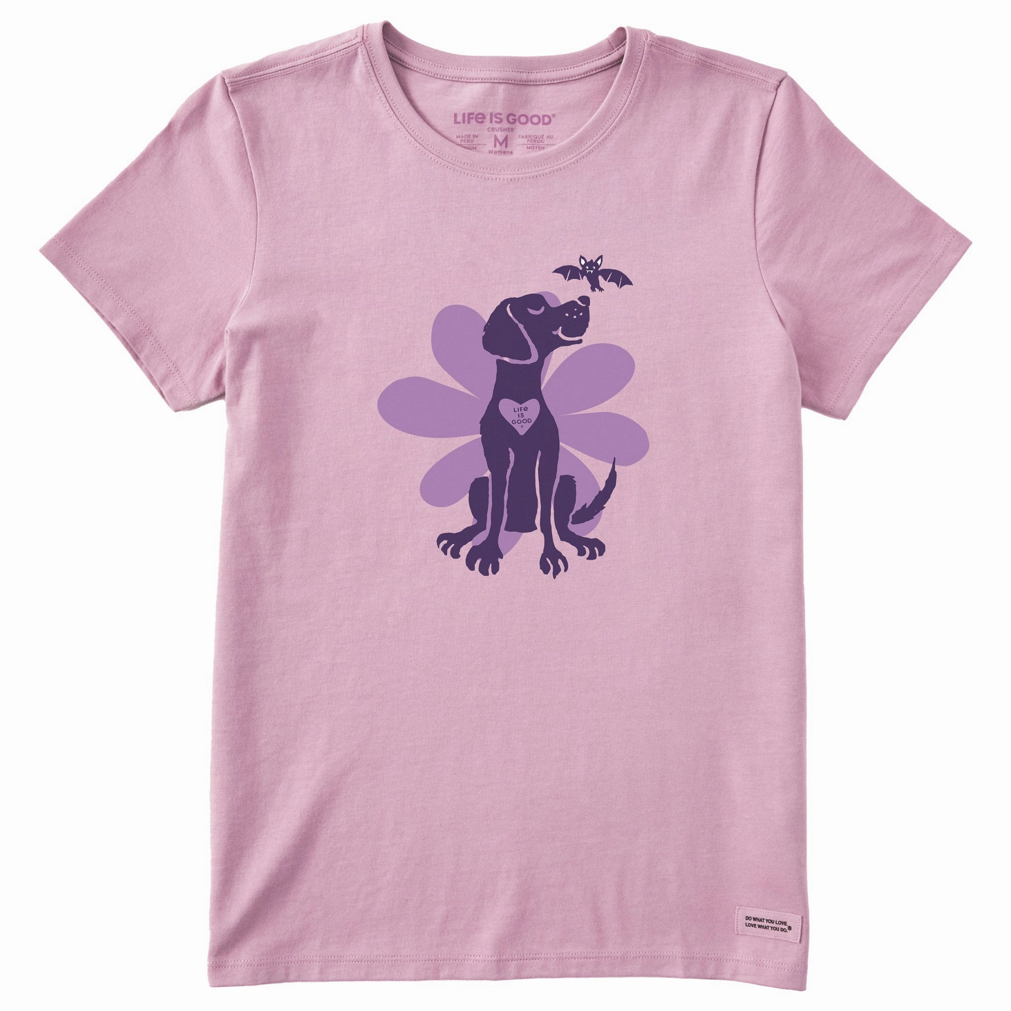 Comfy and Versatile Cozy Vibe Women's Halloween Dog Short Sleeve Crusher Tee