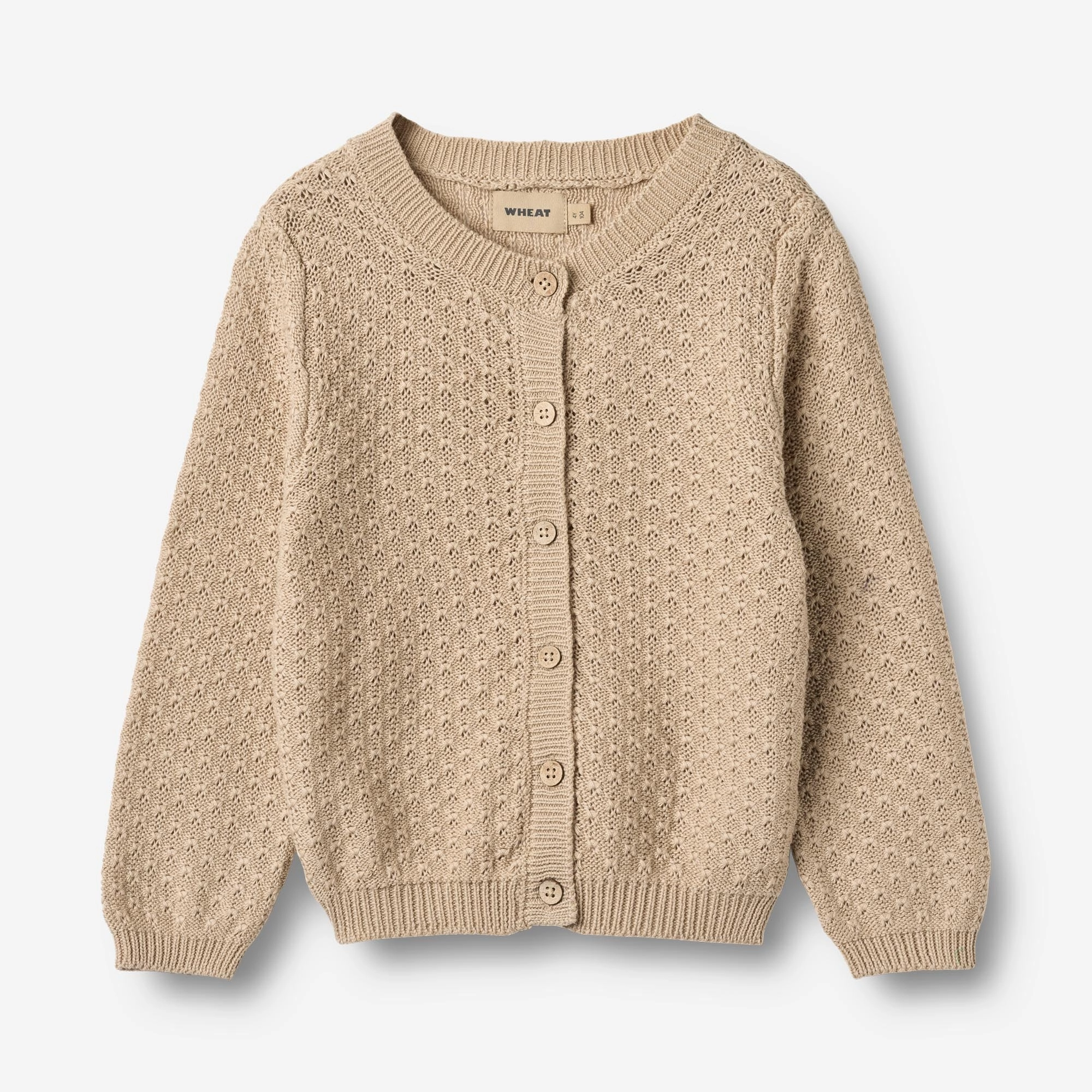 WrinkleResistant Yarn Knit Cardigan Magnella - warm sand