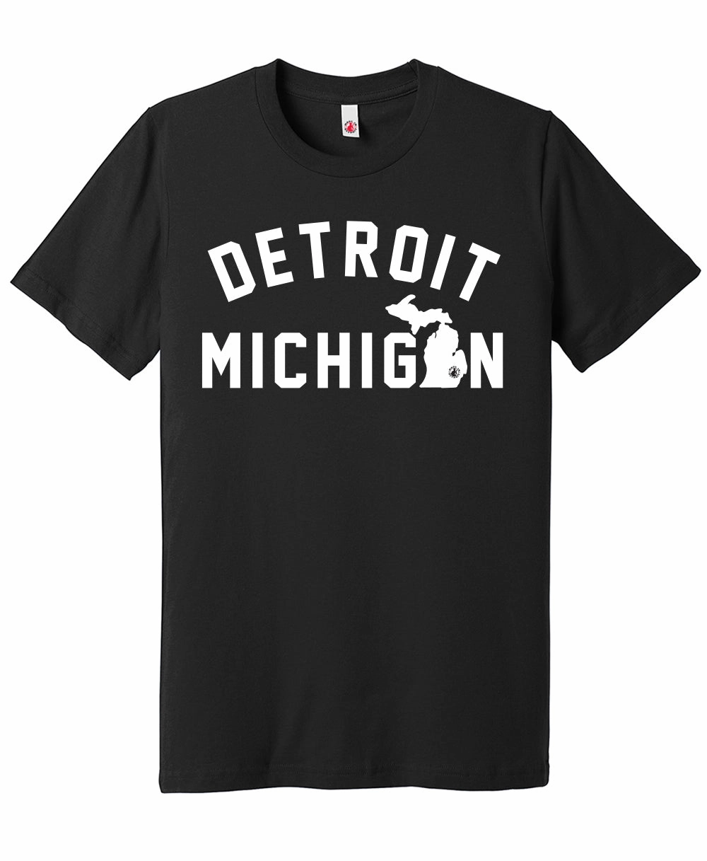 Detroit Michigan Shirt Flattering Design