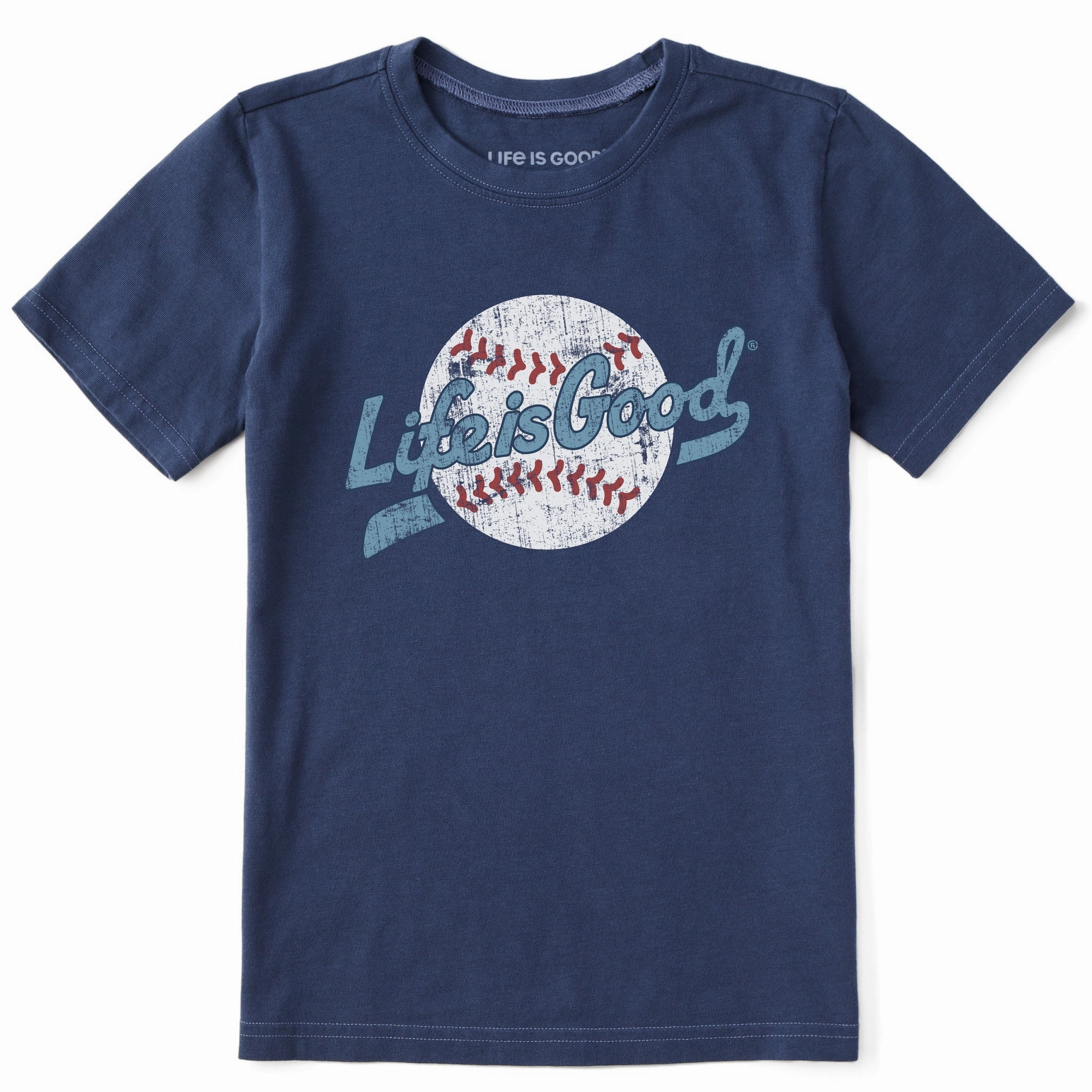 Modern Casual Kids LIG Ballyard Script Logo Short Sleeve Crusher Tee