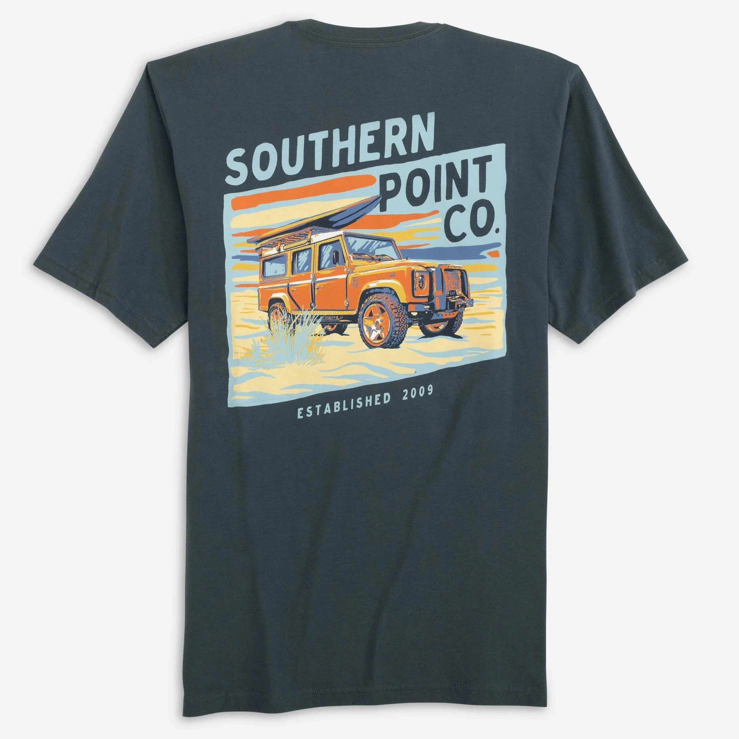 Southern Point Beach Cruiser Short Sleeve Tee Stylish Wearable AntiStaticFinish