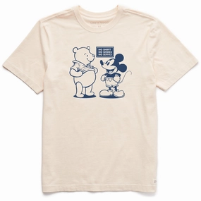 UPF Rated Fabric Soft Touch Texture Men's No Shirt No Shoes No Service Short Sleeve Crusher Tee