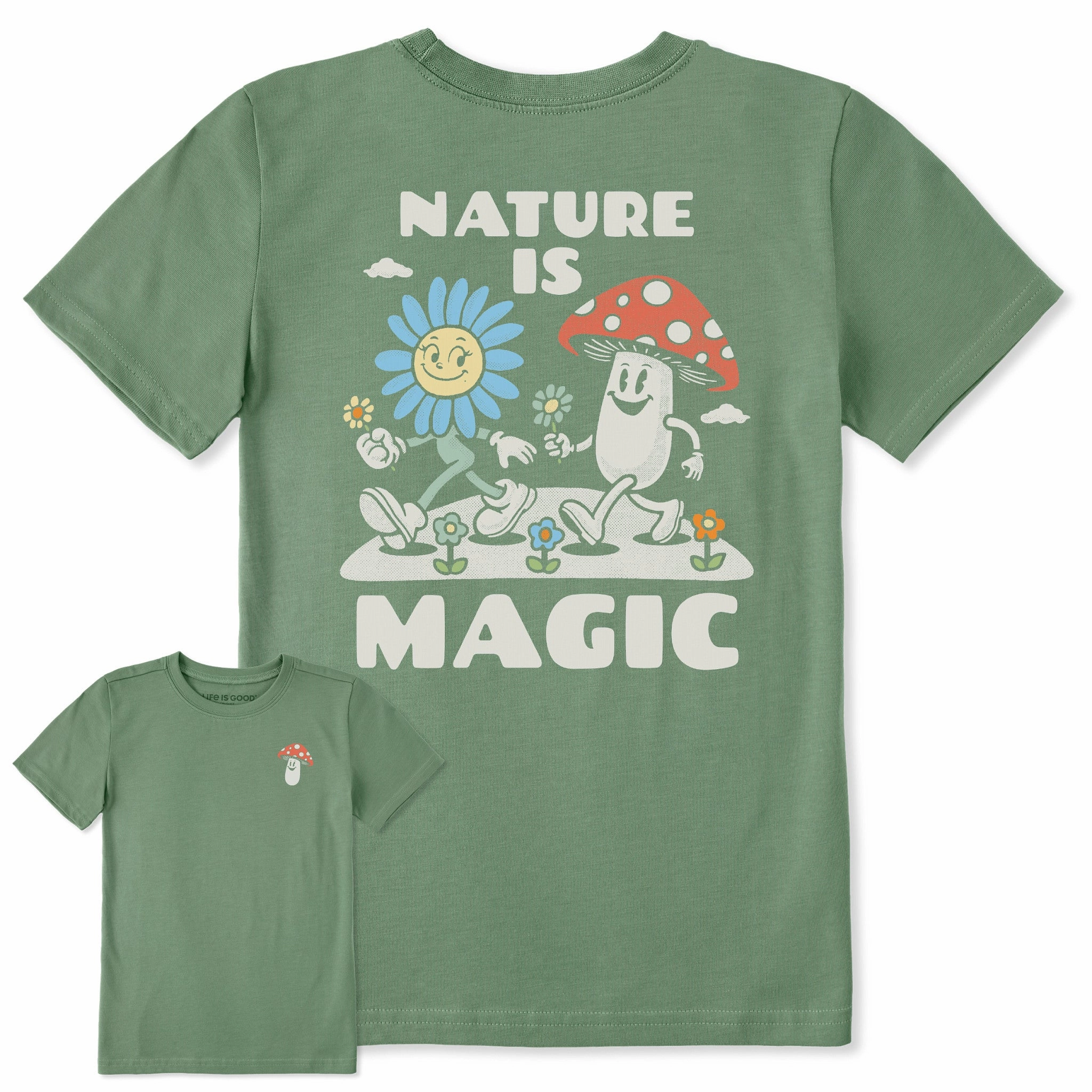 Timeless Wear Kids Nature is Magic Short Sleeve Crusher Tee