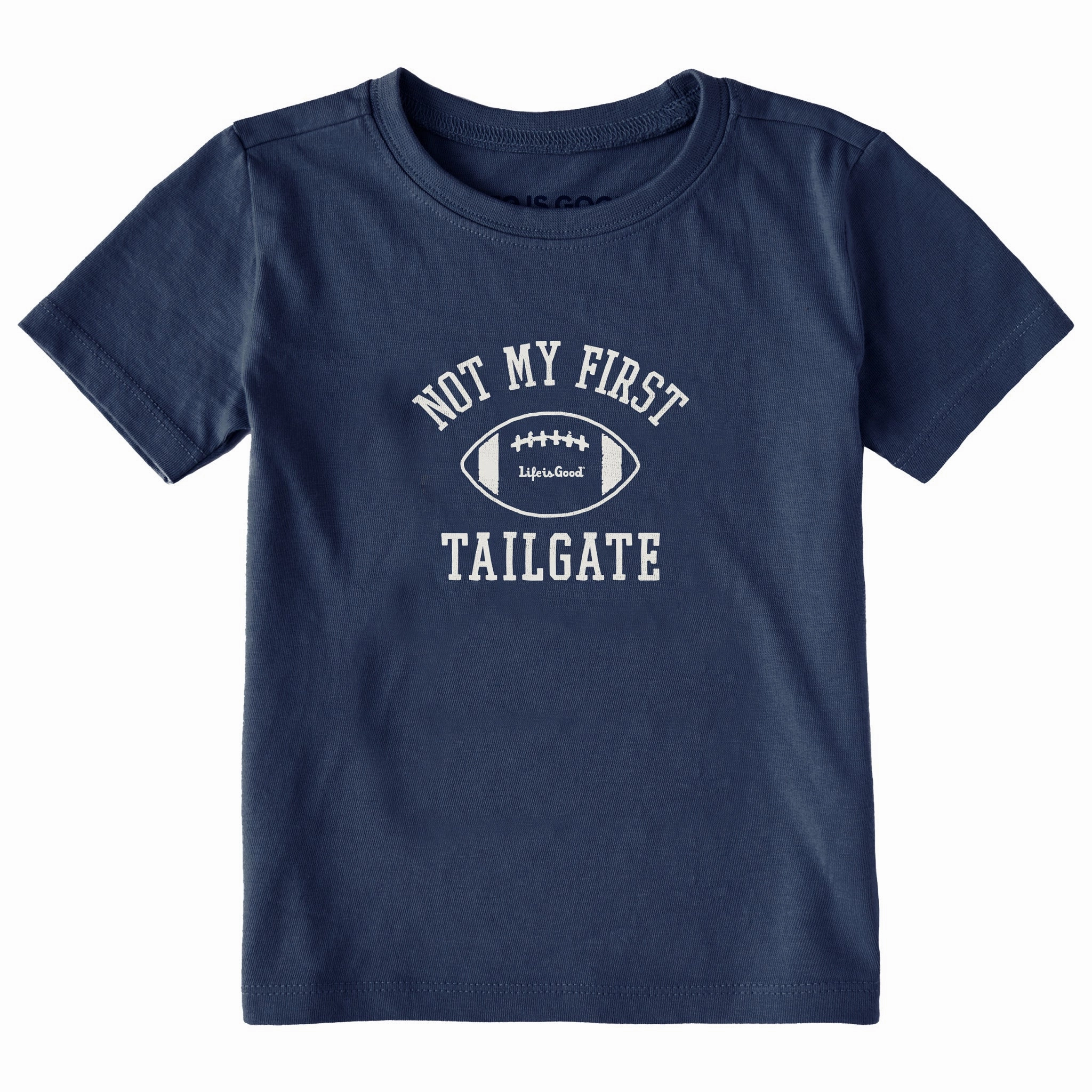 Toddler Not My First Tailgate Short Sleeve Crusher Tee Layered Look Wear Plus size clothing