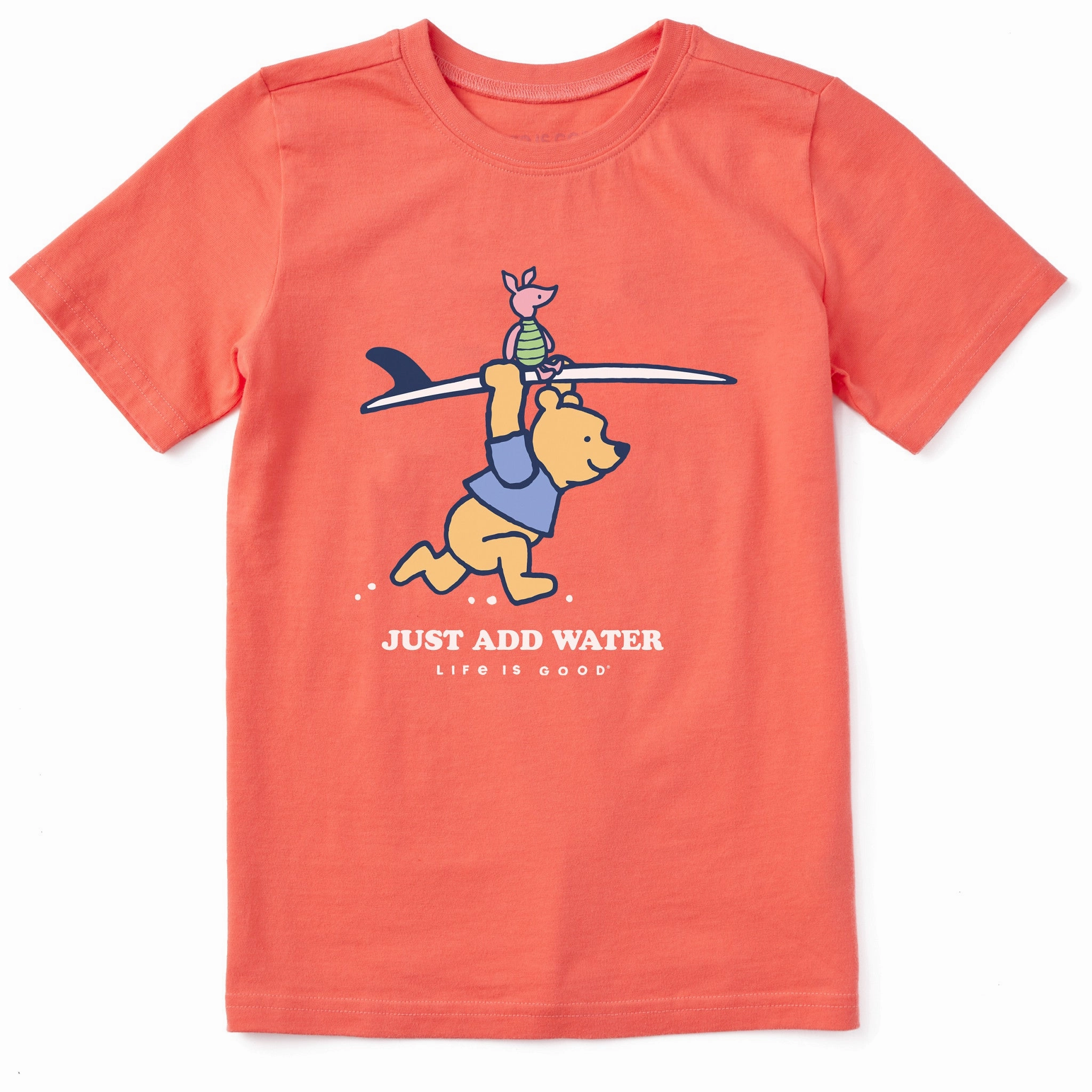Perfect For Relaxing Kids Just Add Water Winnie & P Short Sleeve Crusher Tee