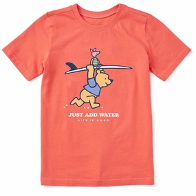 Kids Just Add Water Winnie & P Short Sleeve Crusher Tee Versatile Layering Piece Essential Wardrobe