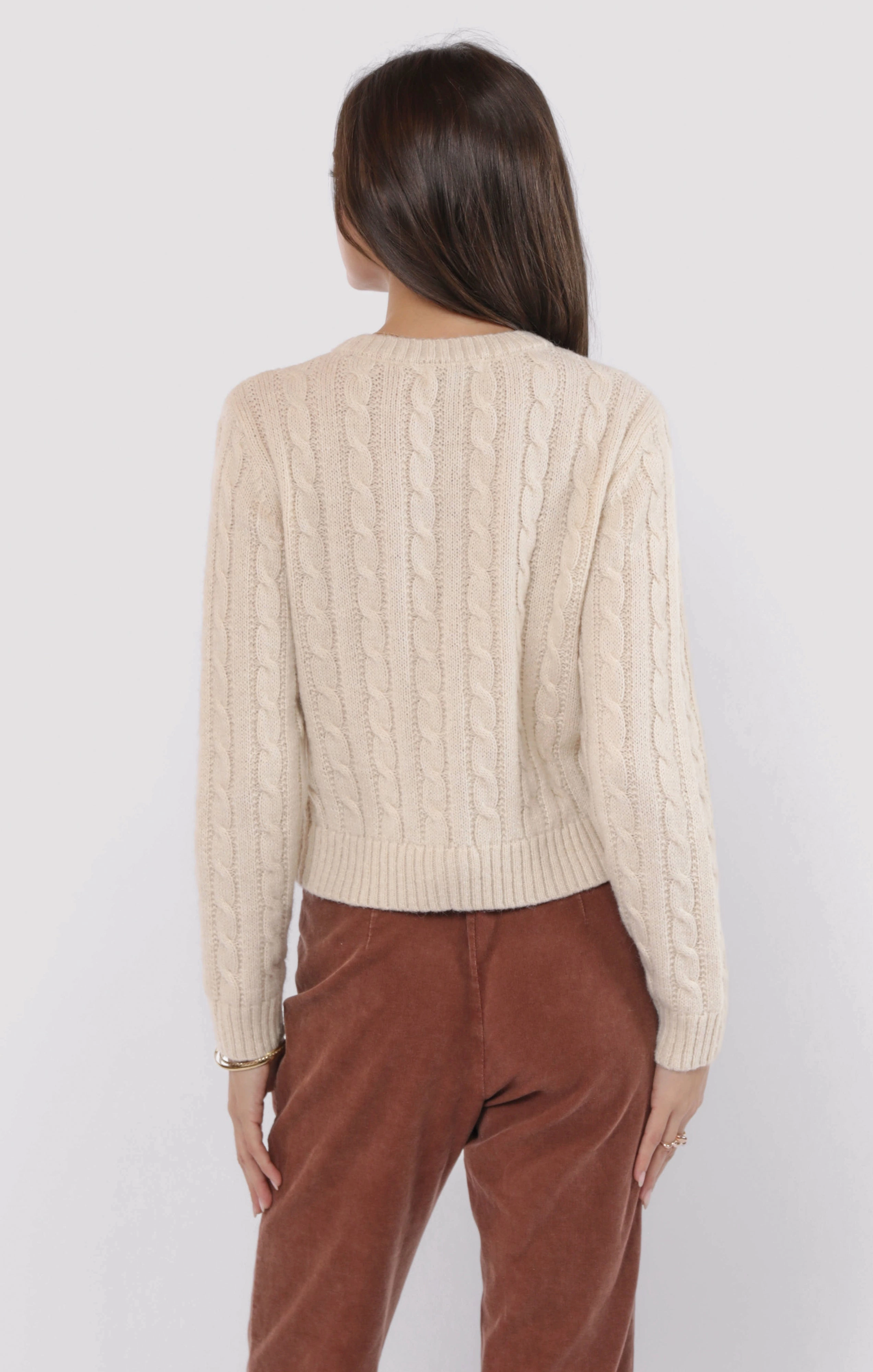 Comfort Piece Sadie and Sage Lulu Embroidered Daisy Sweater