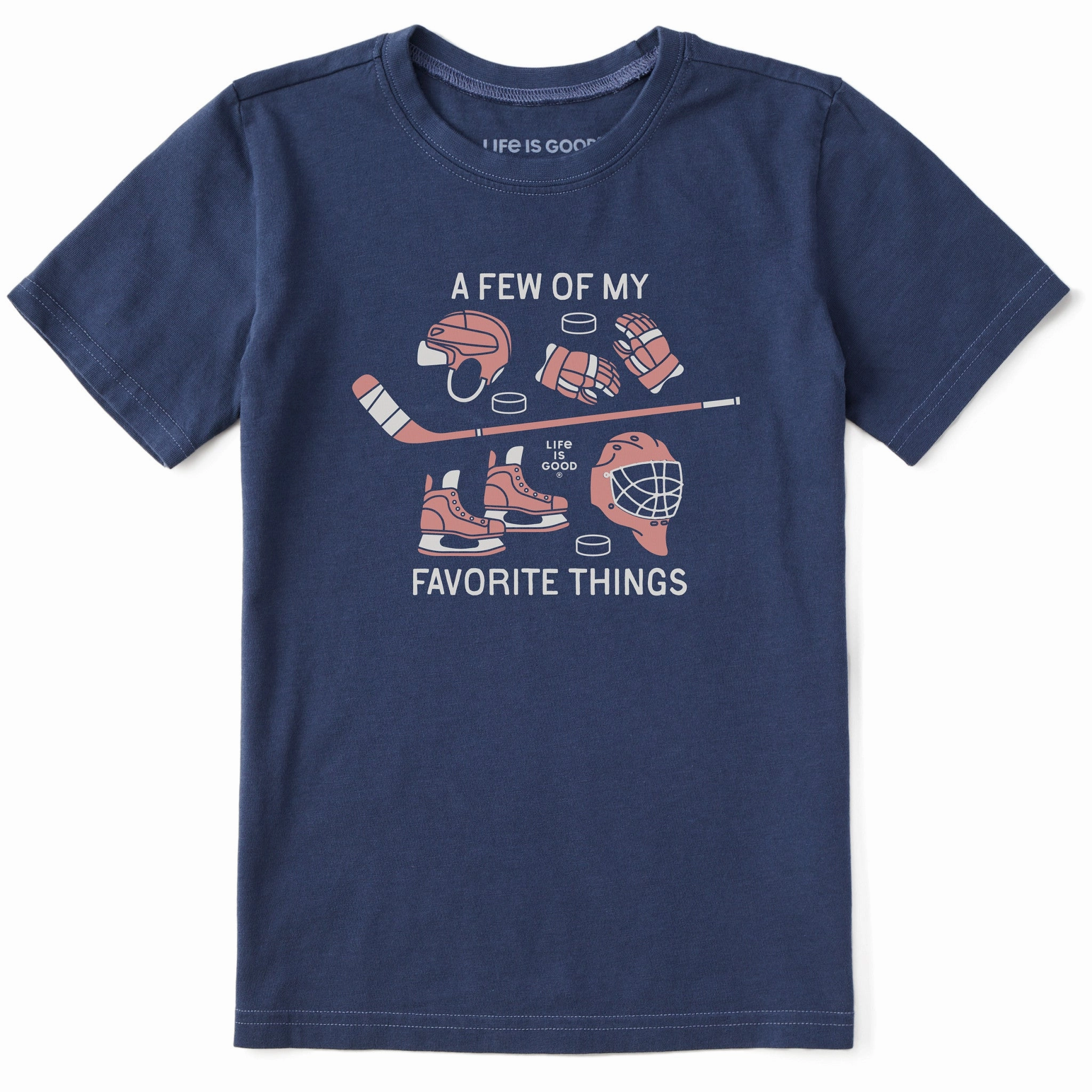 Stylish and Relaxed Kids A Few of My Favorite Hockey Things Short Sleeve Crusher Tee