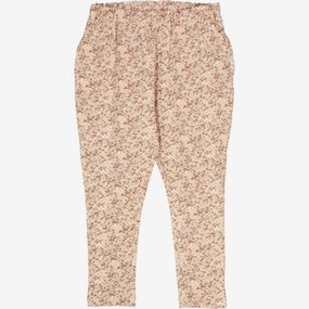 Soft Pants Malika - pale lilac flowers Sweat Resistant Performance Comfort