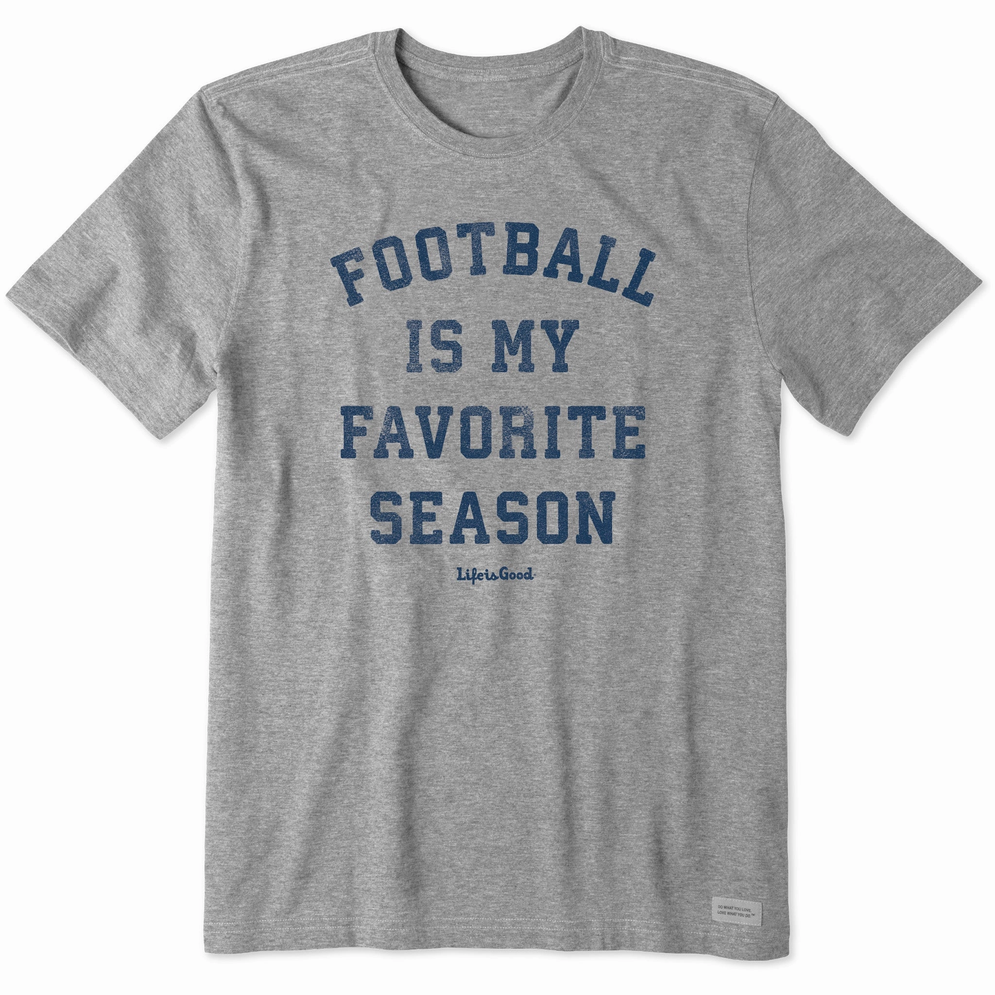 Vibrant Colors Simple and Relaxed Men's Football is My Favorite Season Short Sleeve Tee