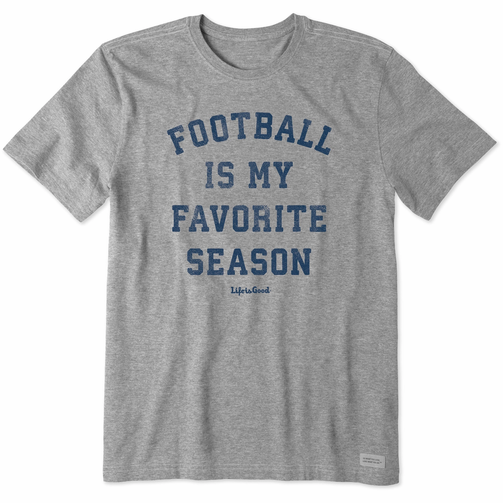 Casual Comfort Layer Men's Football is My Favorite Season Short Sleeve Tee