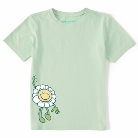 Kids Daisy Hi Five Short Sleeve Crusher Tee Sophisticated Casual
