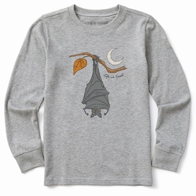 Formal Elegance Eco friendly materials Kids Hanging Bat Long Sleeve Crusher Tee