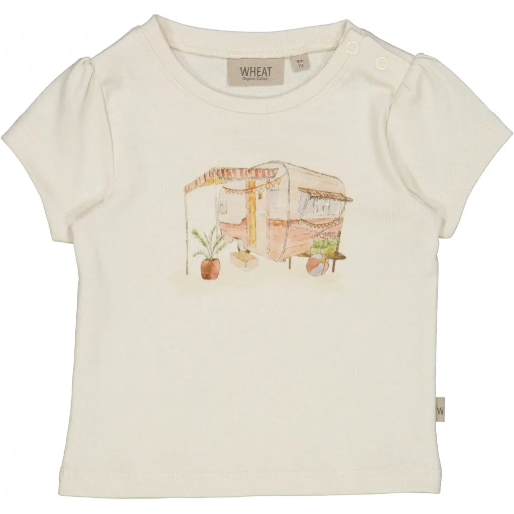 T-Shirt Holiday Home - eggshell EcoFriendlyMaterial