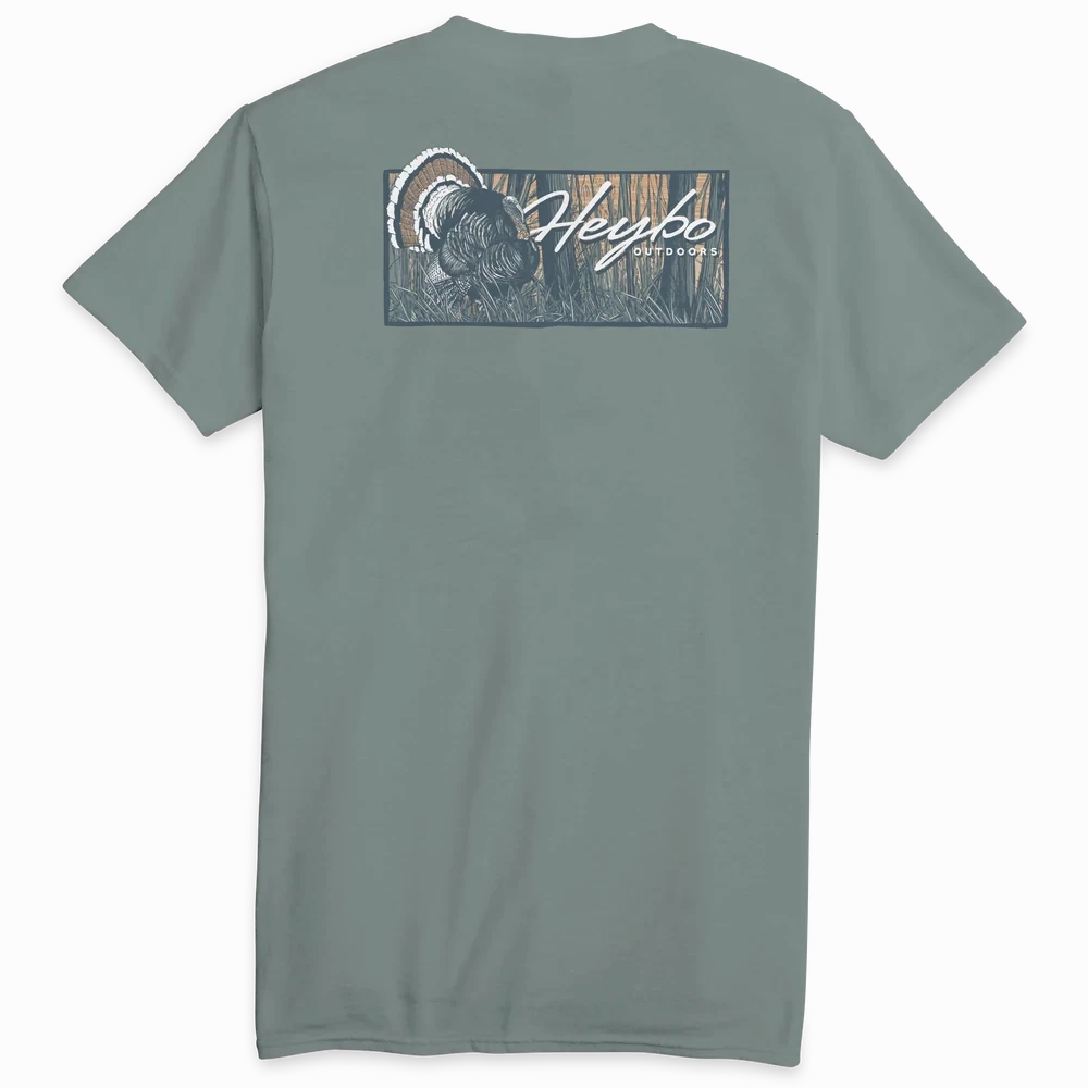 Heybo Turkey Strutting Mens' Tee Bold Comfort Minimal Fashion