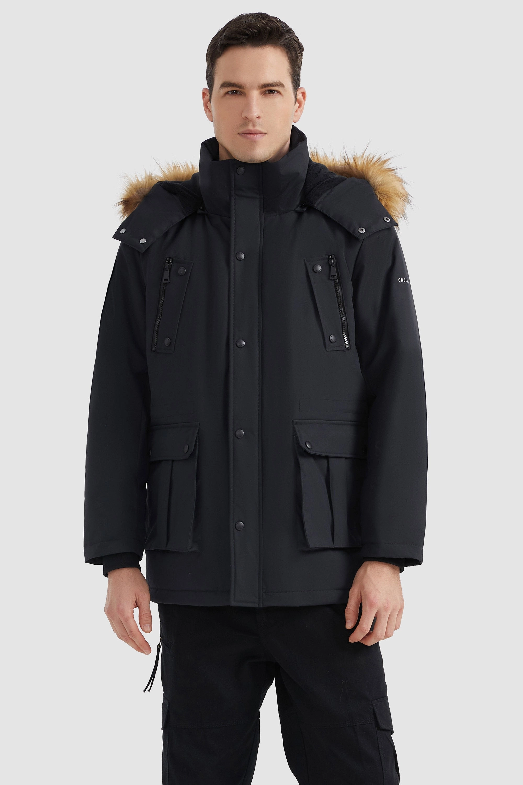 Structured Casual Fit Faux Fur Thicken Outwear Jacket
