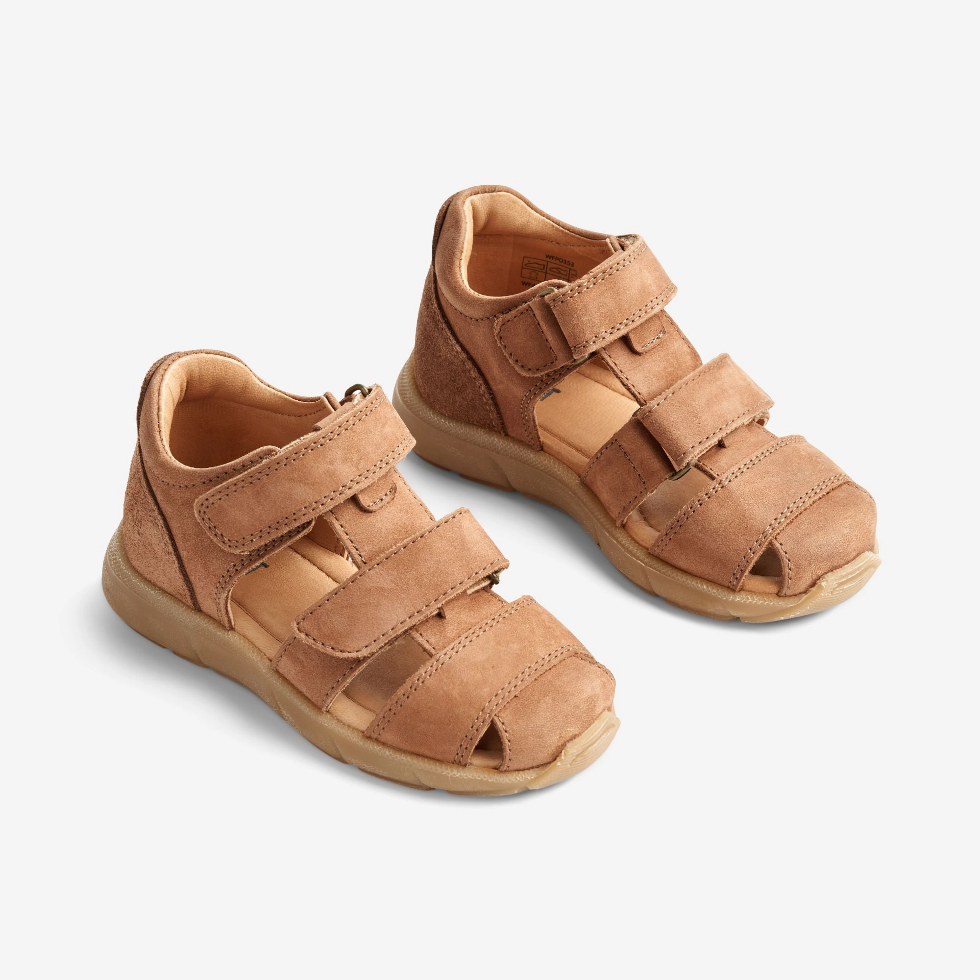 Compression Molded Base Figo Sandal - cognac