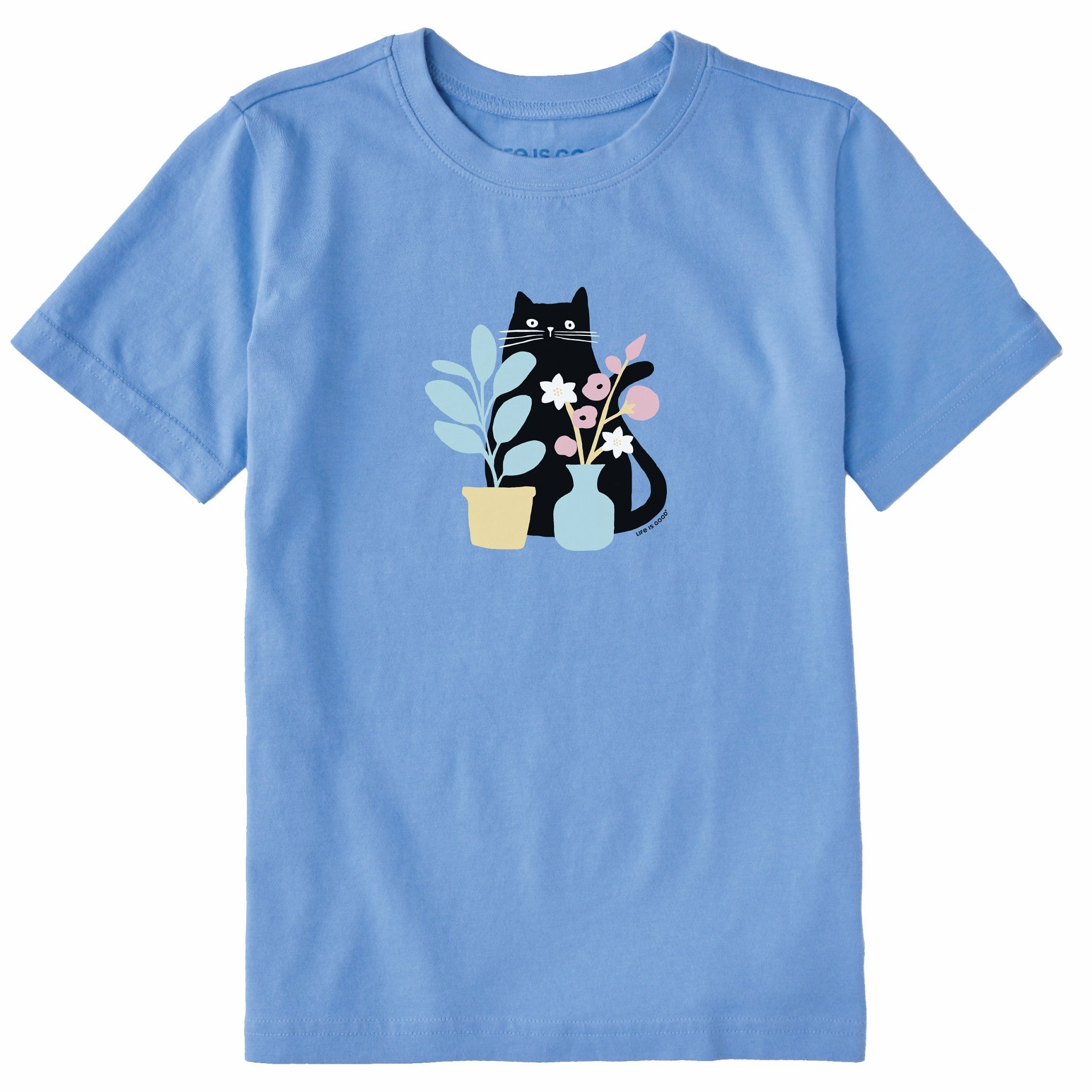 Kids Can you see the Cat? Short Sleeve Crusher Tee Effortless Look