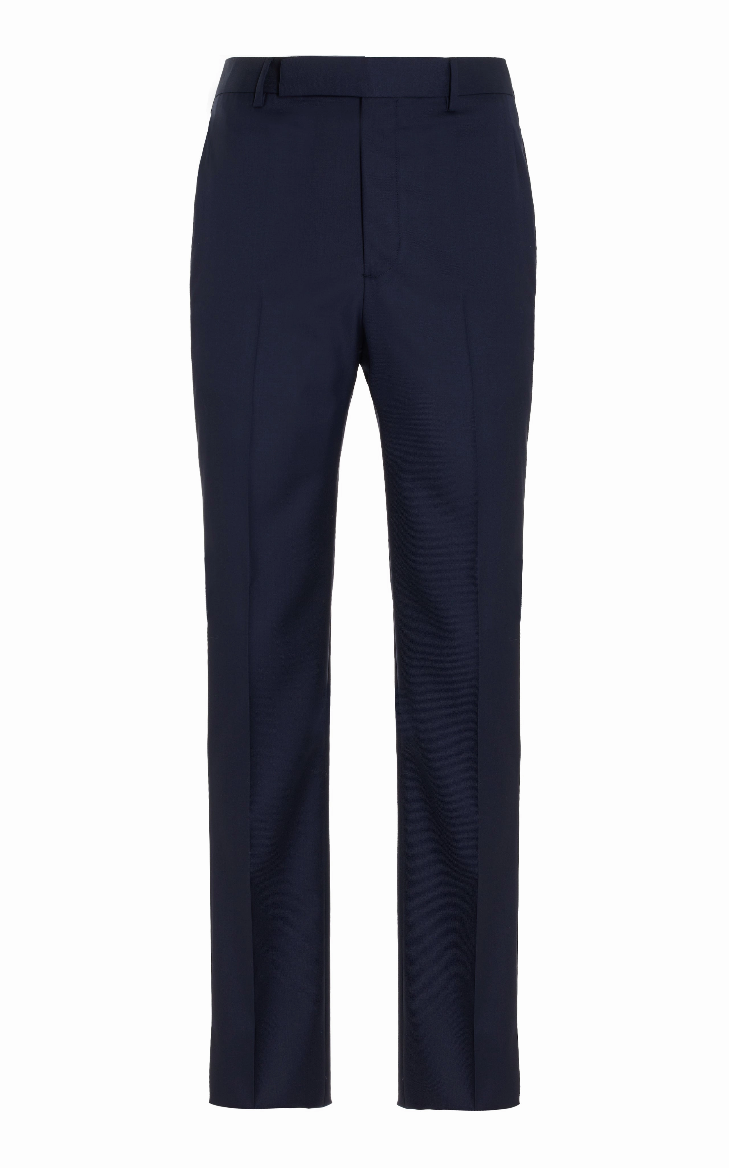 Smart Motion Sebastian Pant in Dark Navy Virgin Wool Twill