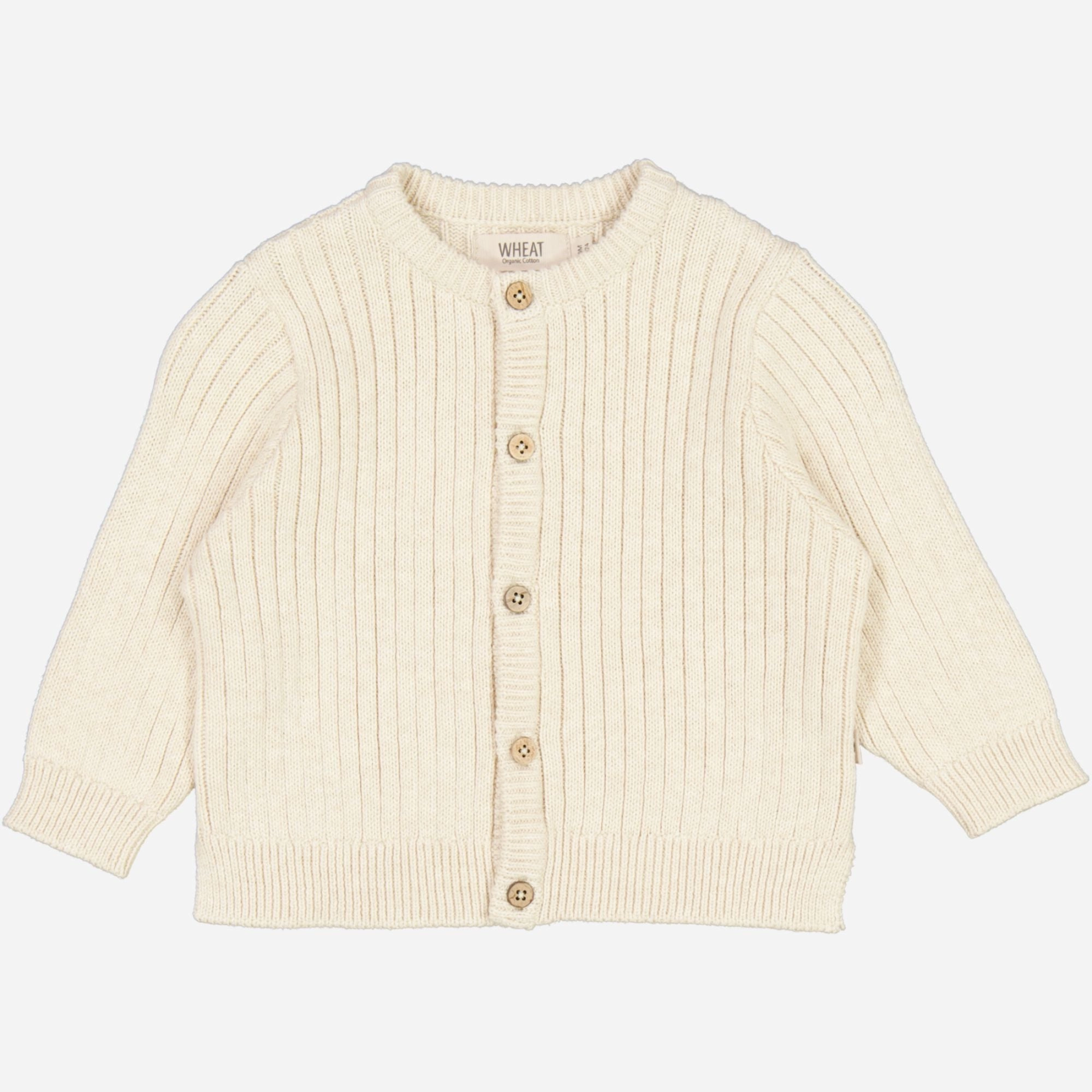 Knit Cardigan Eke | Baby - cloud melange Evening Stroll Heat Retention Technology