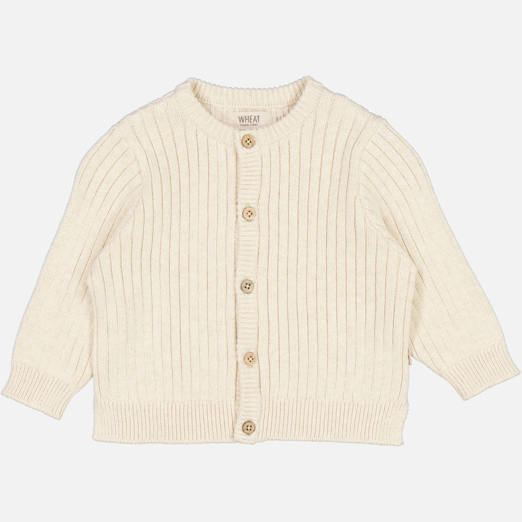 EcoFriendly Textile Knit Cardigan Eke | Baby - cloud melange