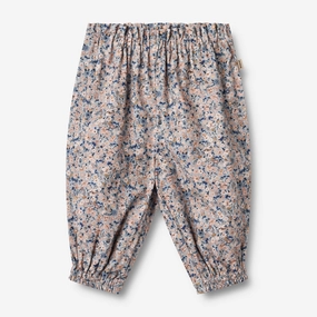 Trousers Lined Polly - cloudy wild flowers Reinforced Seams High-waisted fit