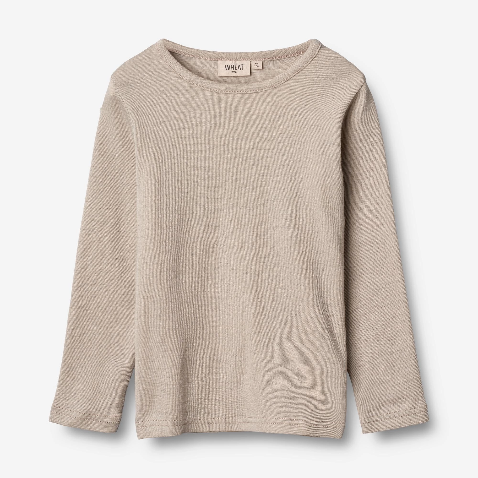 Wool T-Shirt LS - soft beige Seasonal Comfort