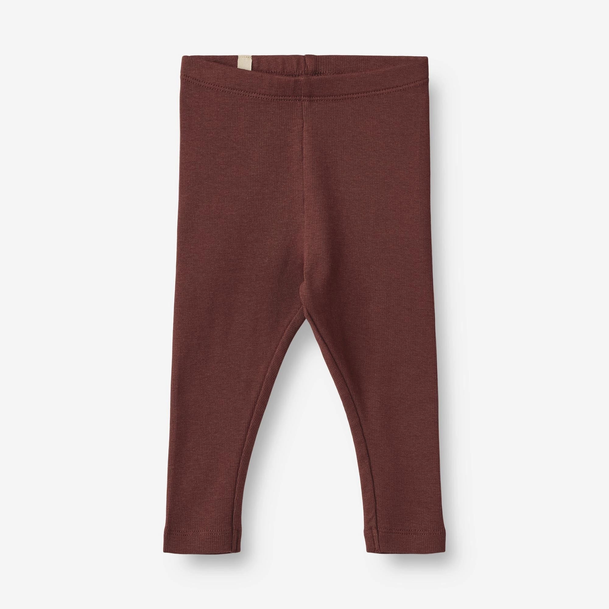 Rib Leggings Maddy | Baby - aubergine Sleek Stretch Rush Fit