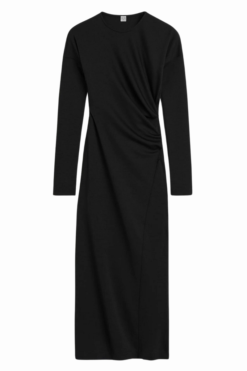 Airy Fit Comfy Look Twisted Jersey Dress
