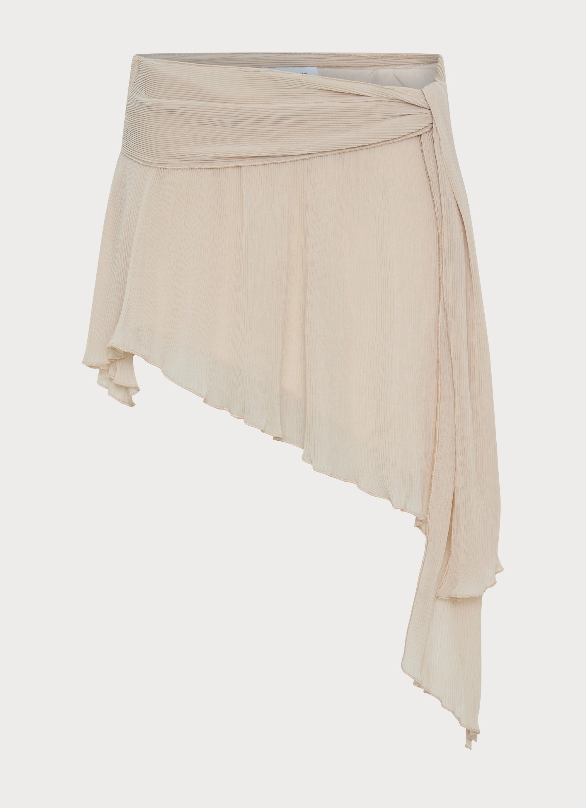 Minimalist fashion Gemma Mini Skirt - Ivory