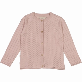 Knit Cardigan Hera - rose powder Skin Friendly Stitch Chill Weather