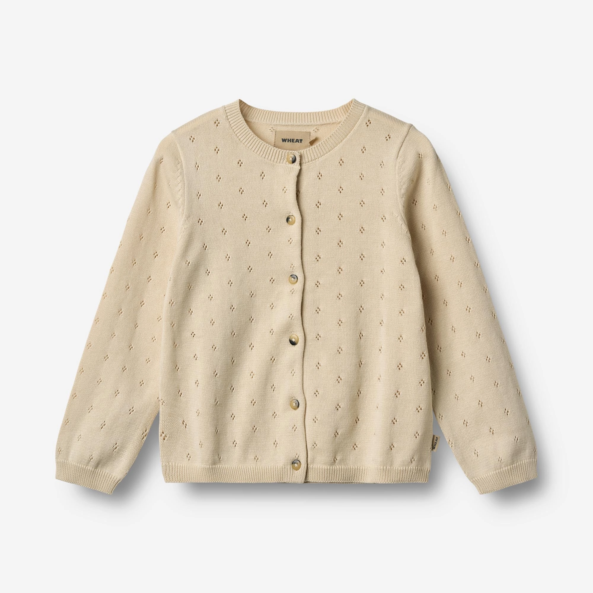 Knit Cardigan Maia - sandshell Natural Fiber Composition Seasonal Comforted