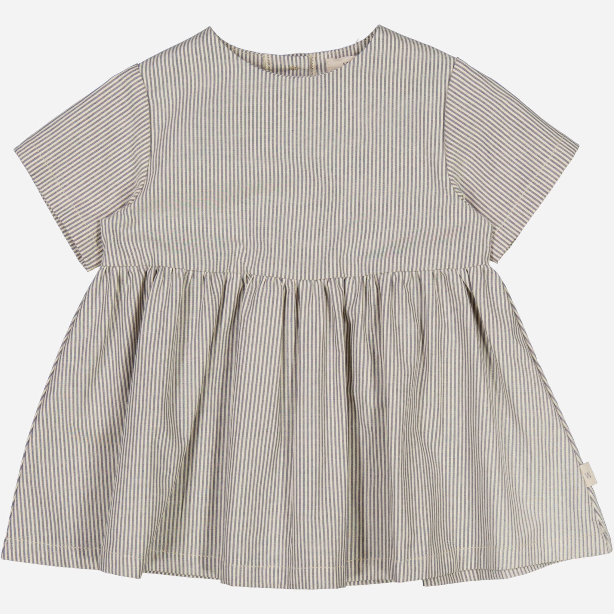 Wrap-Style Dress Esmaralda | Baby - classic blue stripe