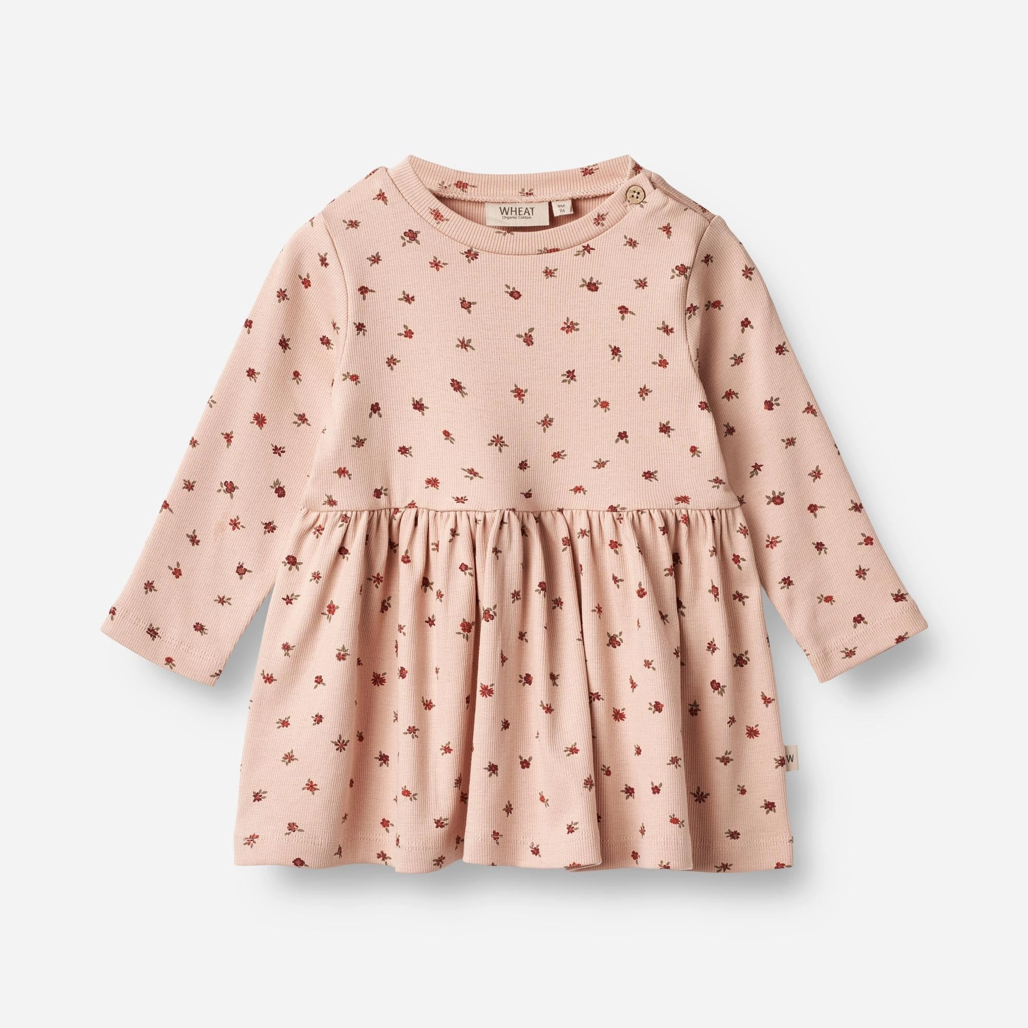 Jersey Dress Ryle | Baby - pink sand flowers Smart Layers