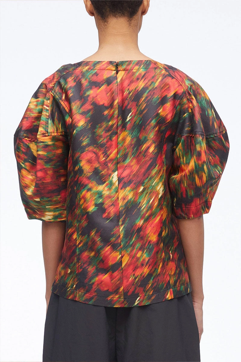 Smart Look Gym Companion Flowers In Motion Cotton Canvas Top