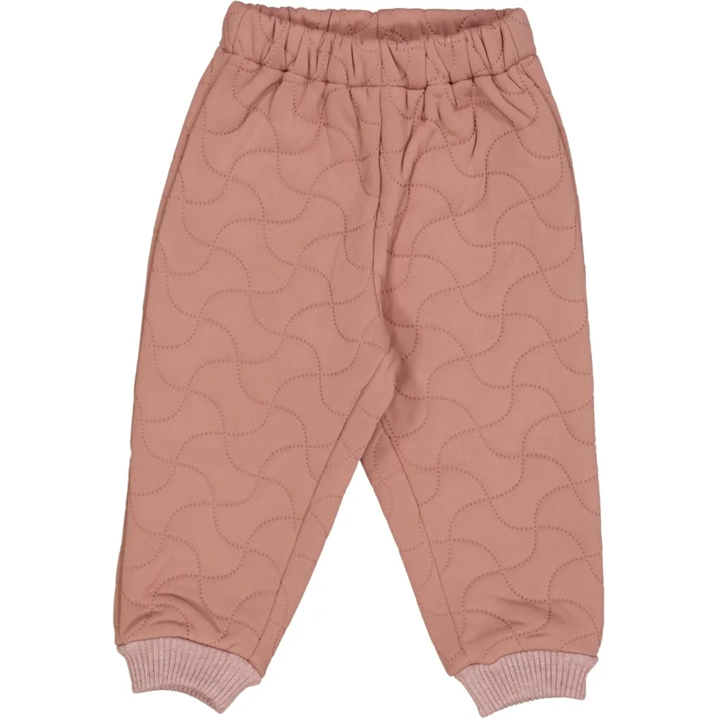 Thermo Pants Alex - rose cheeks Evening Chill Piece Recycled Polyester Blend