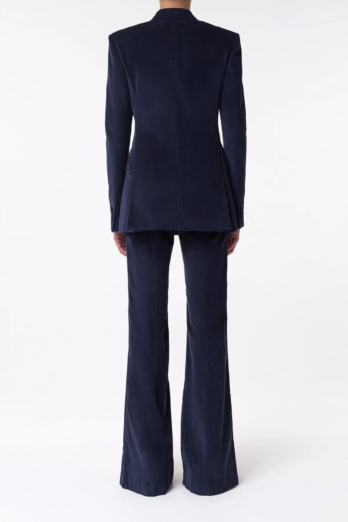 Gavin Blazer in Dark Navy Sea Island Cotton Corduroy Effortless Comfort