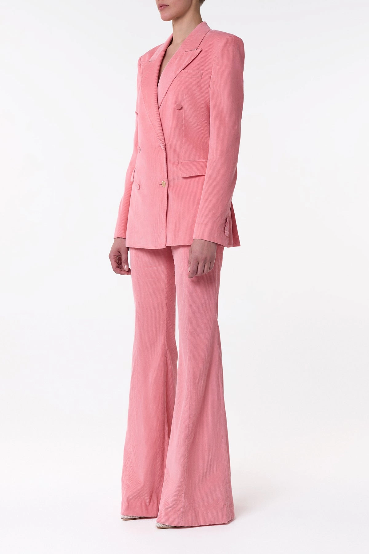 Gavin Blazer in Rosa Sea Island Cotton Corduroy Advanced Thread Tensioning