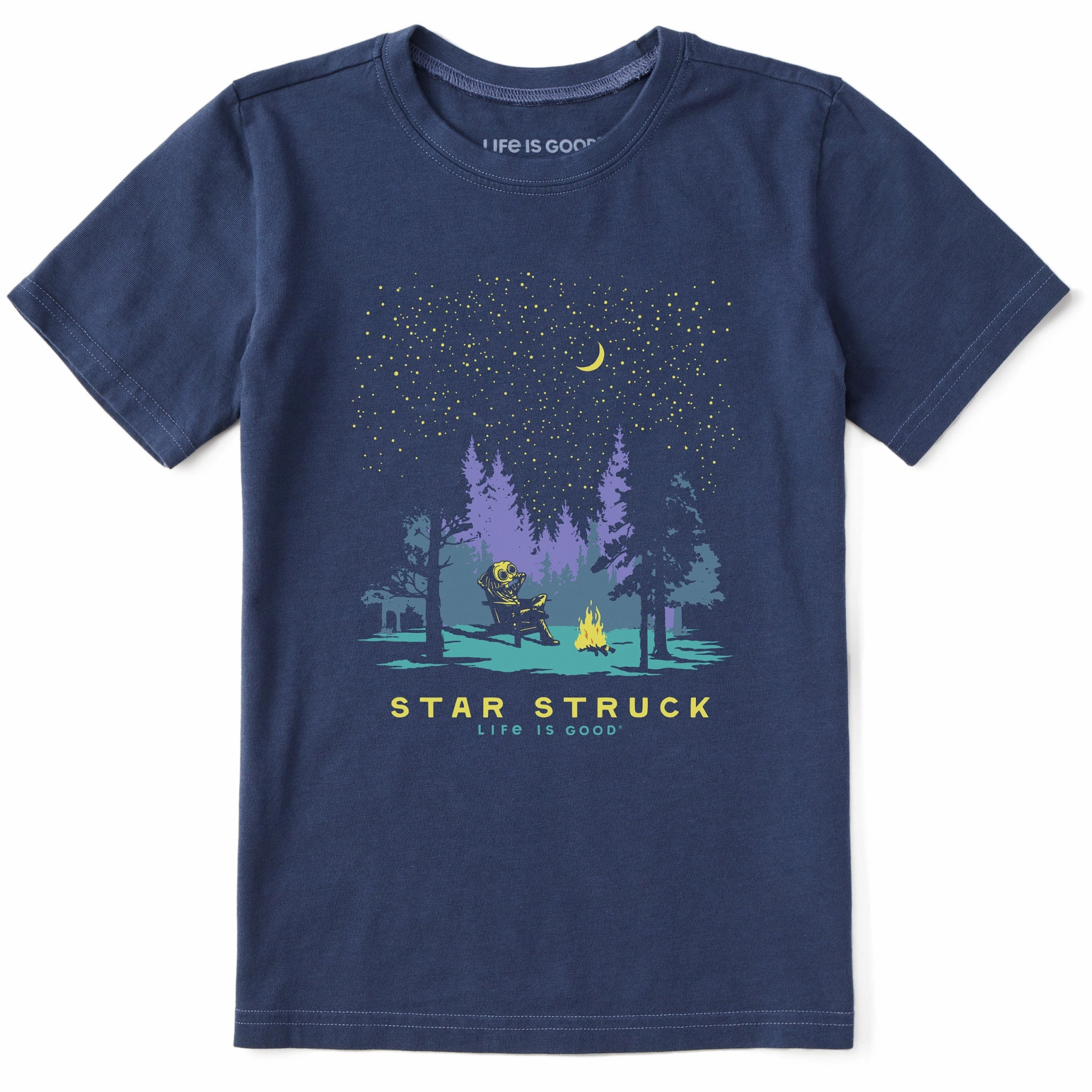 Kids Star Struck Alien Short Sleeve Crusher Tee Streetwear attitude Classic Comfort Style