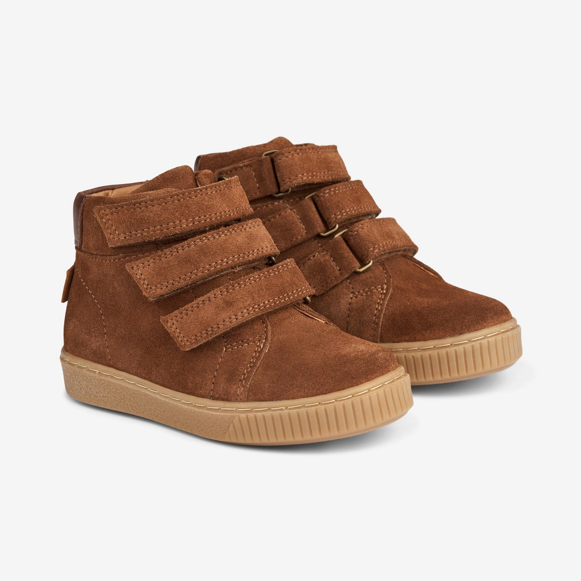 Mid   Top Style Gerd Tex Velcro Bootie - cognac