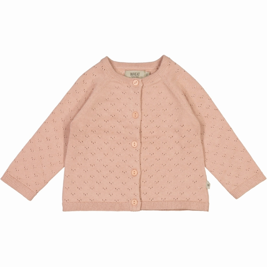 Knit Cardigan Maja Beaver like Zippered Front Closure