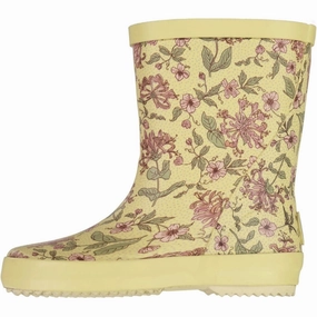 Seamless Comfort City Walking Rubber Boot Alpha print - moonstone flowers