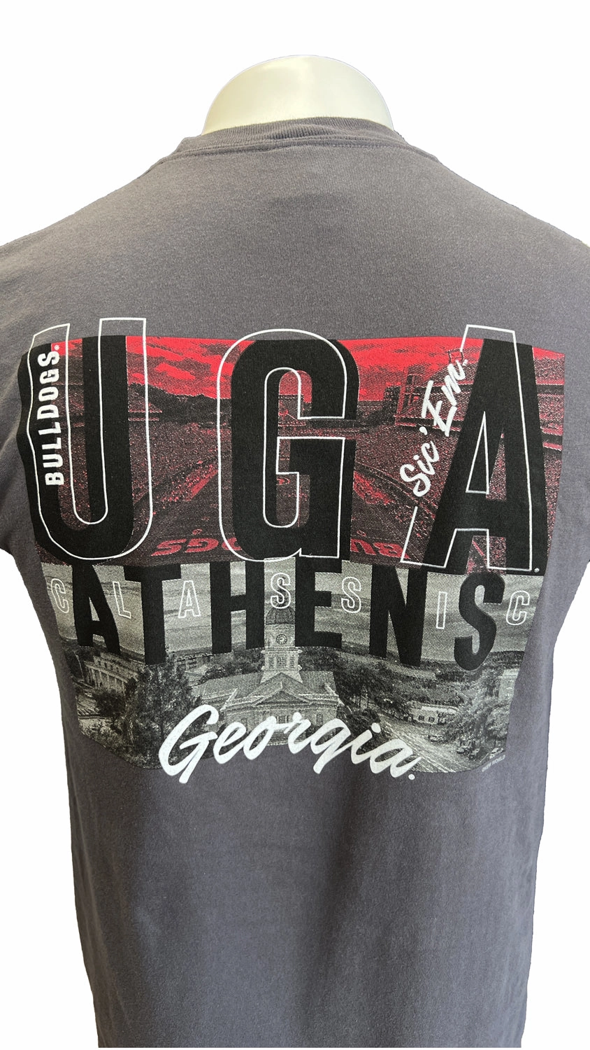 Essential Style Wear Versatile and Comfortable UGA Panos Short Sleeve T-Shirt Graphic Tee