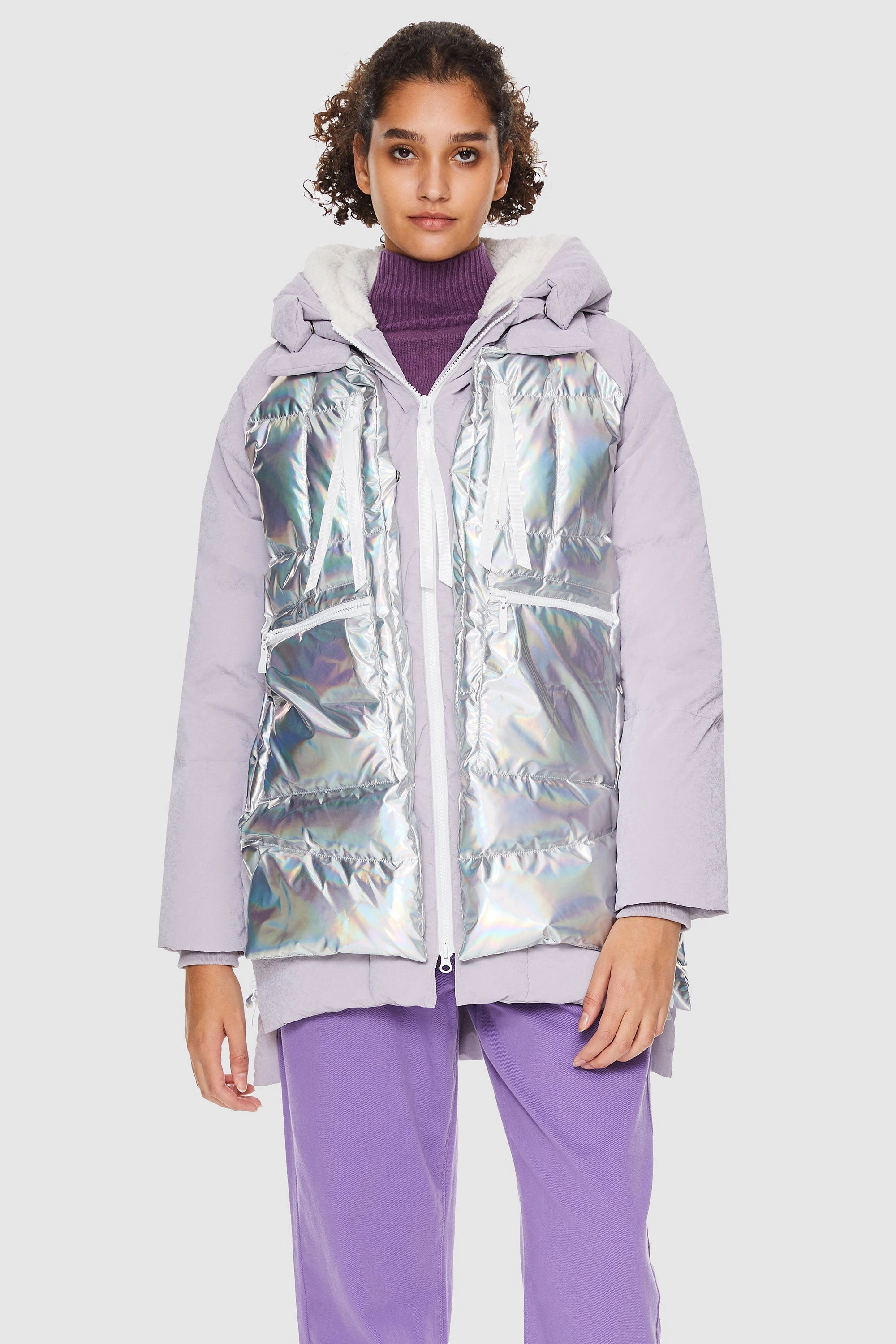 Top Guard 092 Colorlay Chrome Down Jacket