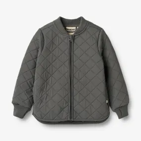 Thermo jacket Loui - black sea Slip Resistant Grip