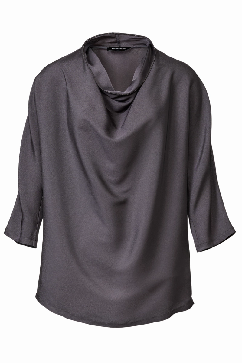 Enver Satin Blouse Work-to-Weekend Simple Comfort