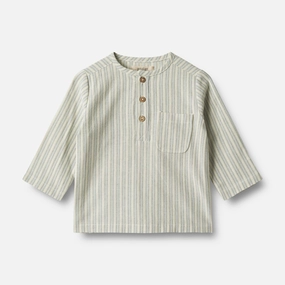 Unique Design Shirt Bj?rk - aquablue stripe