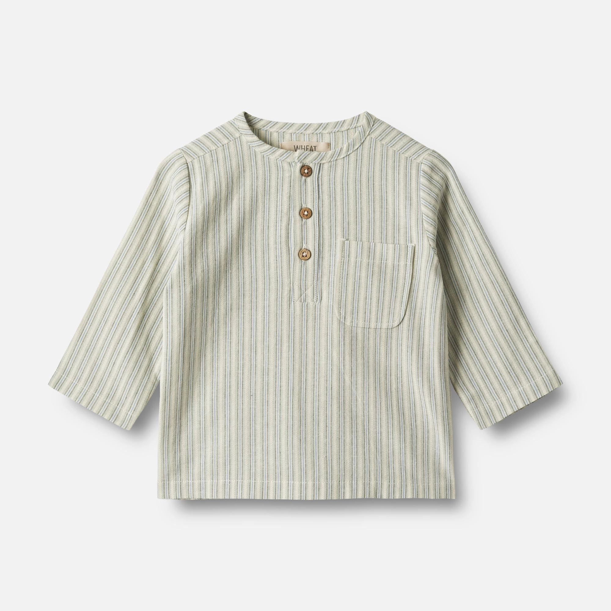 Date night Tuckable Hem Shirt Bj?rk - aquablue stripe